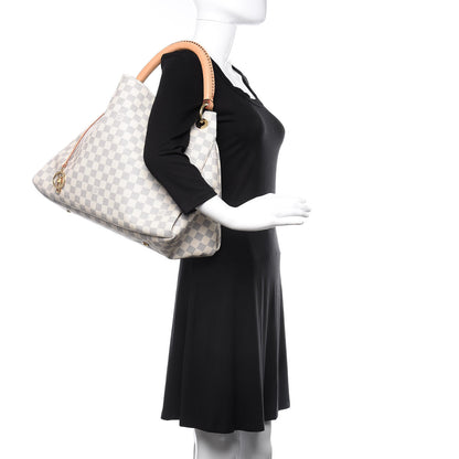 Louis Vuitton Damier Azur Artsy MM 2 of 10