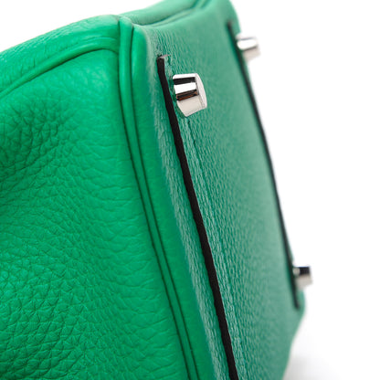Hermes Togo Verso Birkin 25 Menthe Vert Bosphore 7 of 35