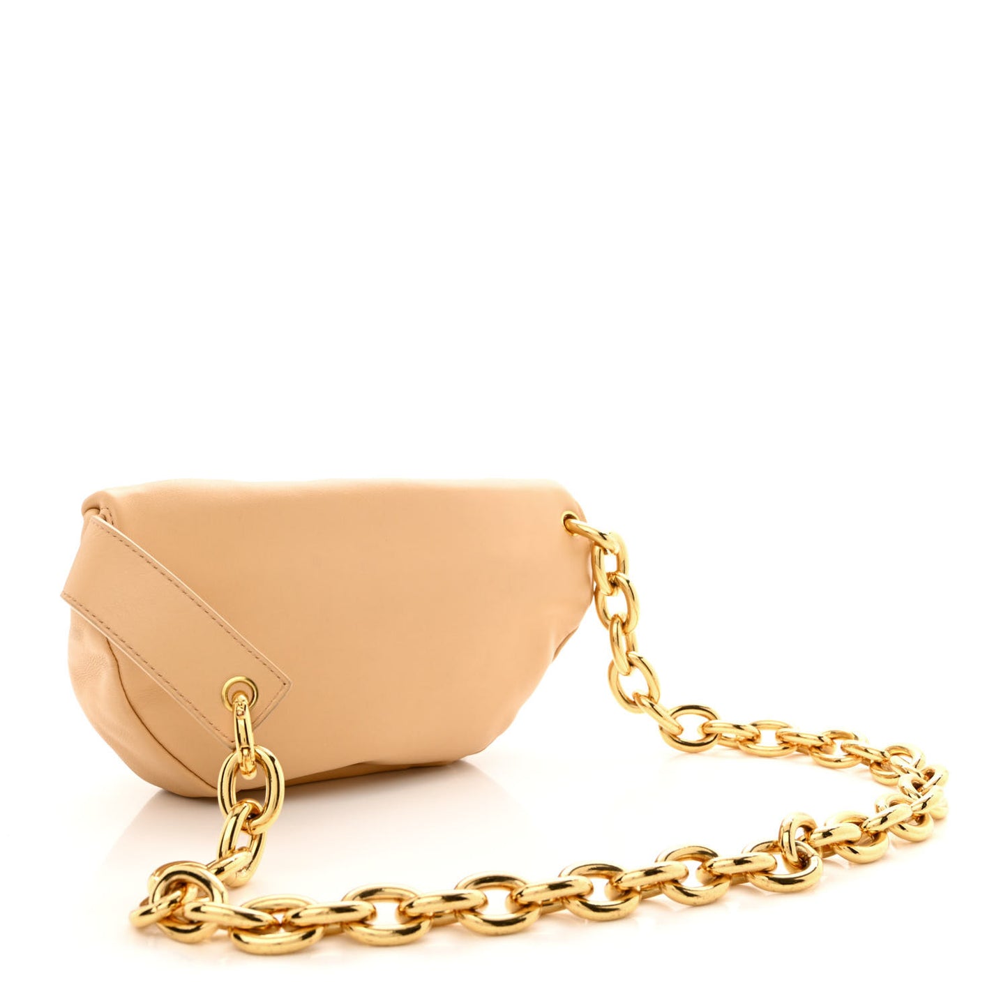 Nappa The Belt Chain Pouch Almond