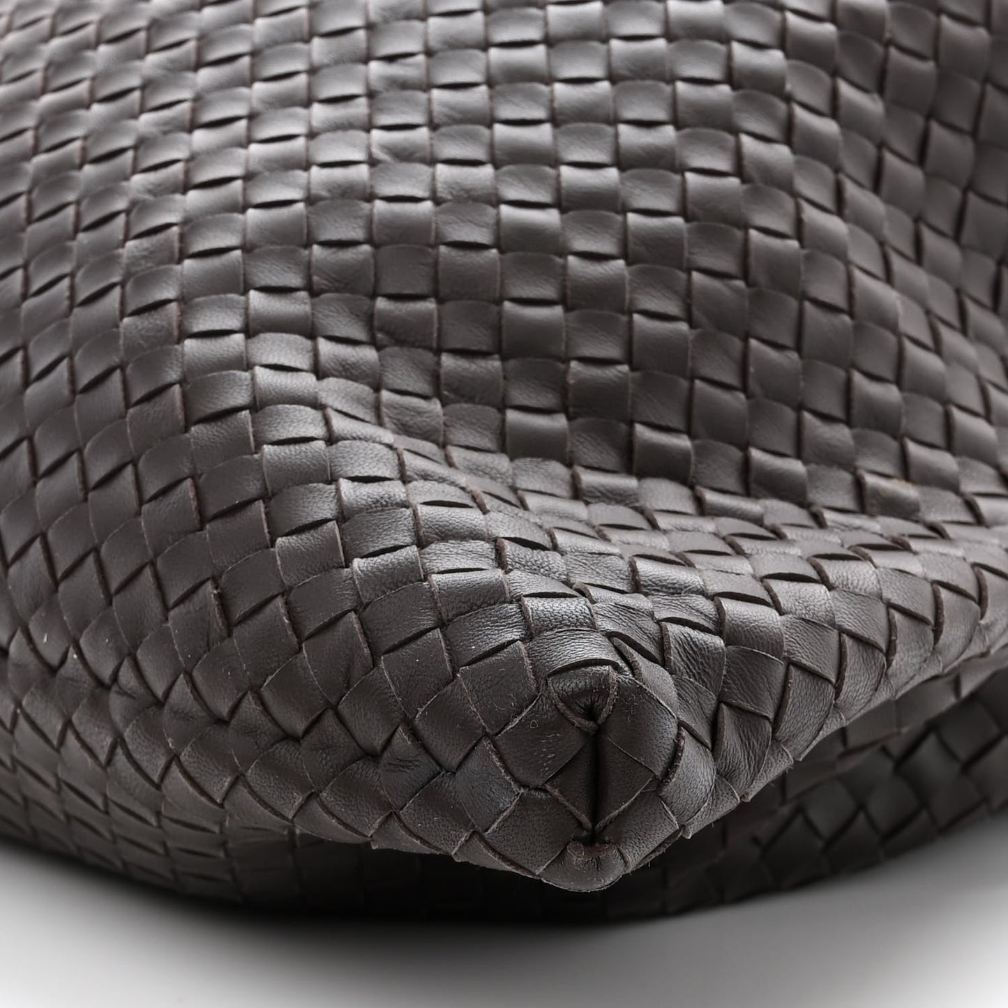 Nappa Intrecciato Maxi Convertible Tote Ebano