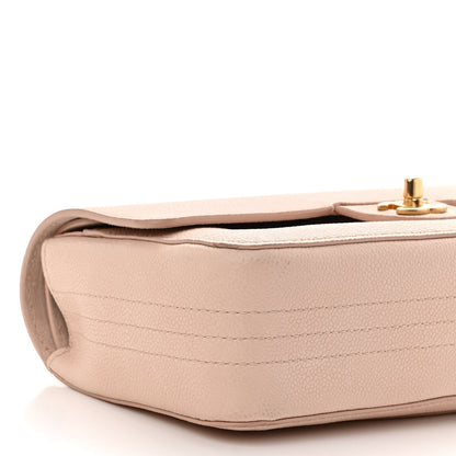 Chanel Grained Calfskin Medium Classic Pure Double Flap Nude 8 of 9