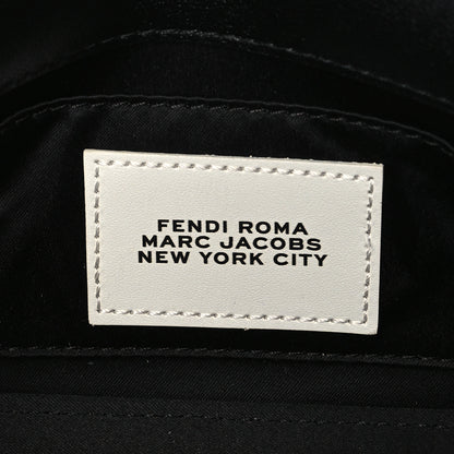 Fendi X MARC JACOBS Nappa Logo Phone Baguette Black 6 of 9