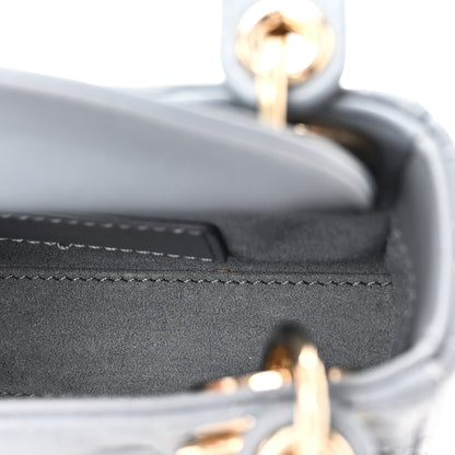 Christian Dior Lambskin Cannage Micro Lady Dior Cloud Blue 5 of 10