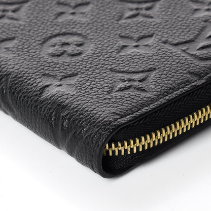 Louis Vuitton Empreinte Zippy Wallet Black 9 of 9