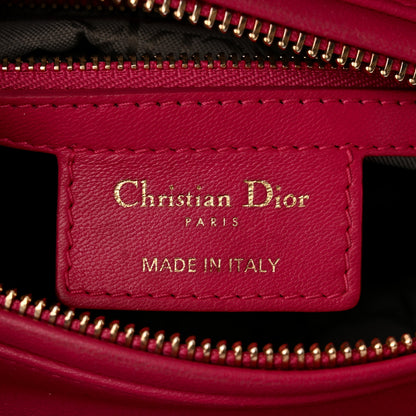 Christian Dior Lambskin Cannage Medium Lady Dior Pink 6 of 15