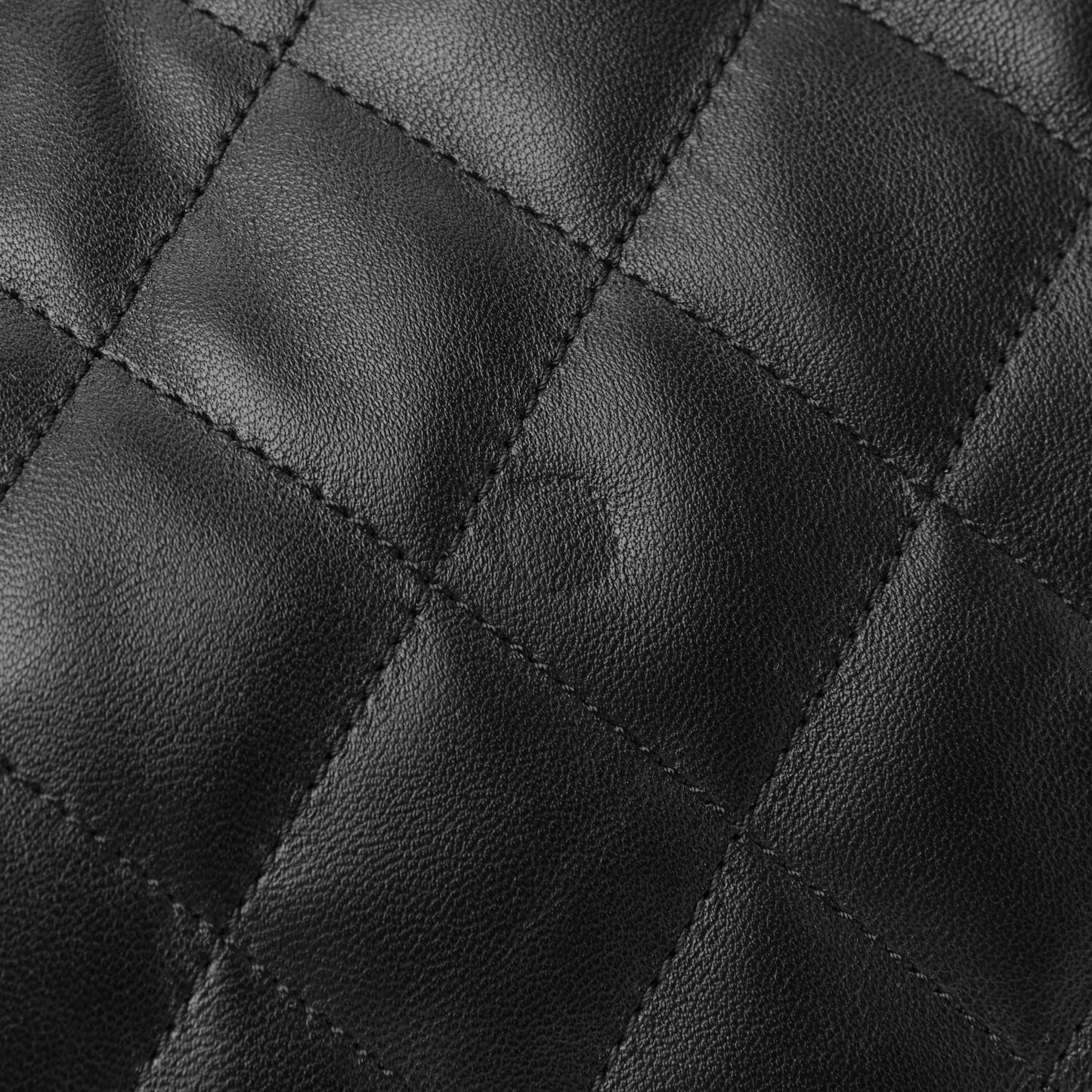 Lambskin Quilted Large 31 Shopping Bag Black
