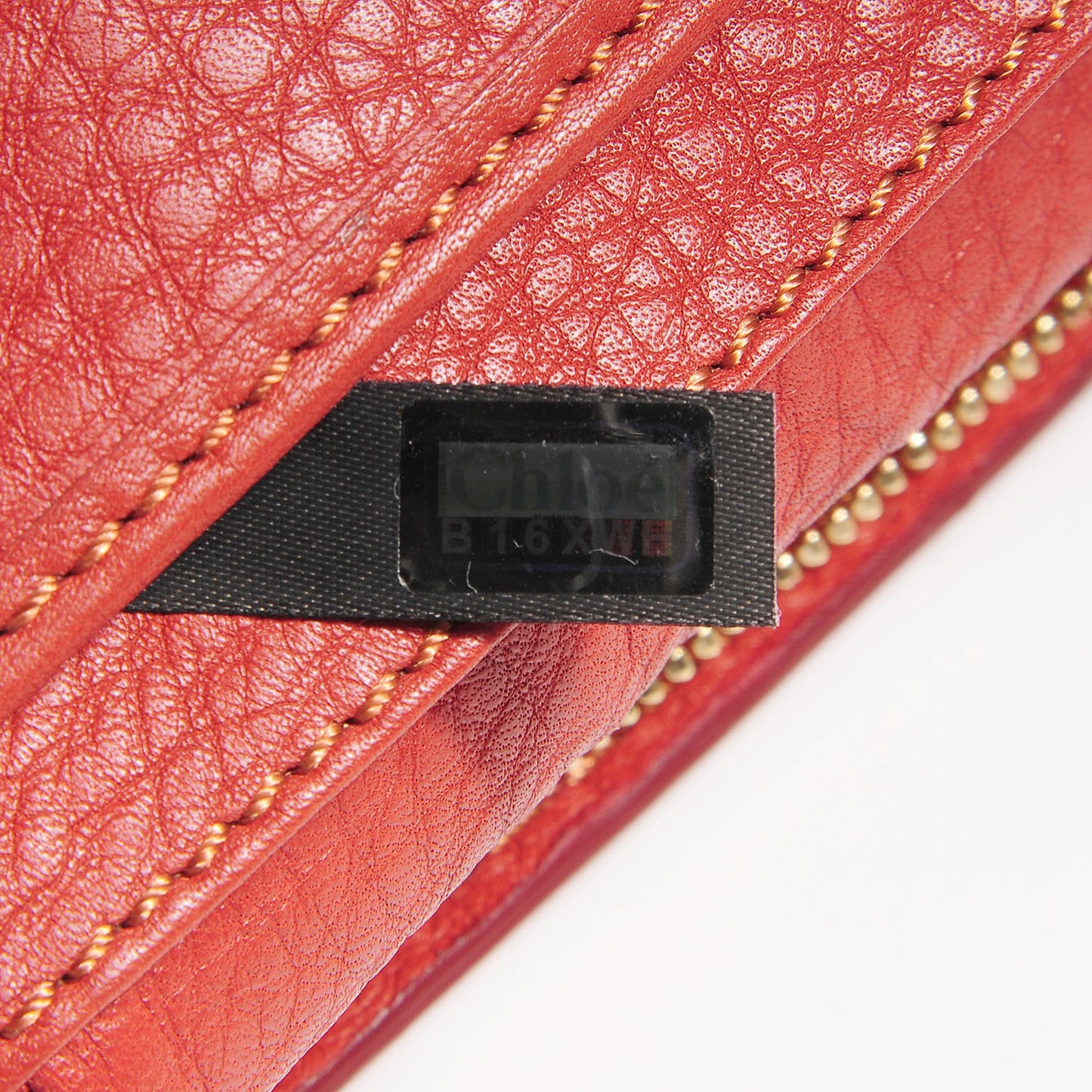 Calfskin Marcie Compact Wallet Maple Leaf