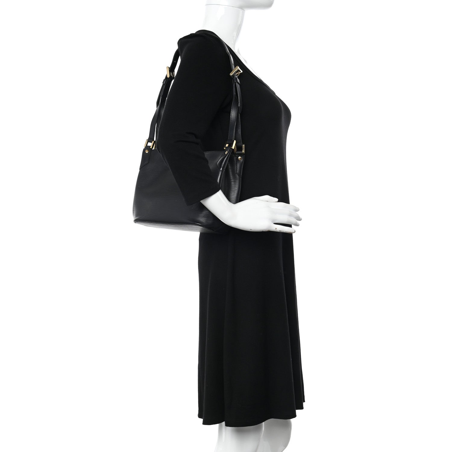Louis Vuitton Epi Mandara PM Black 2 of 14