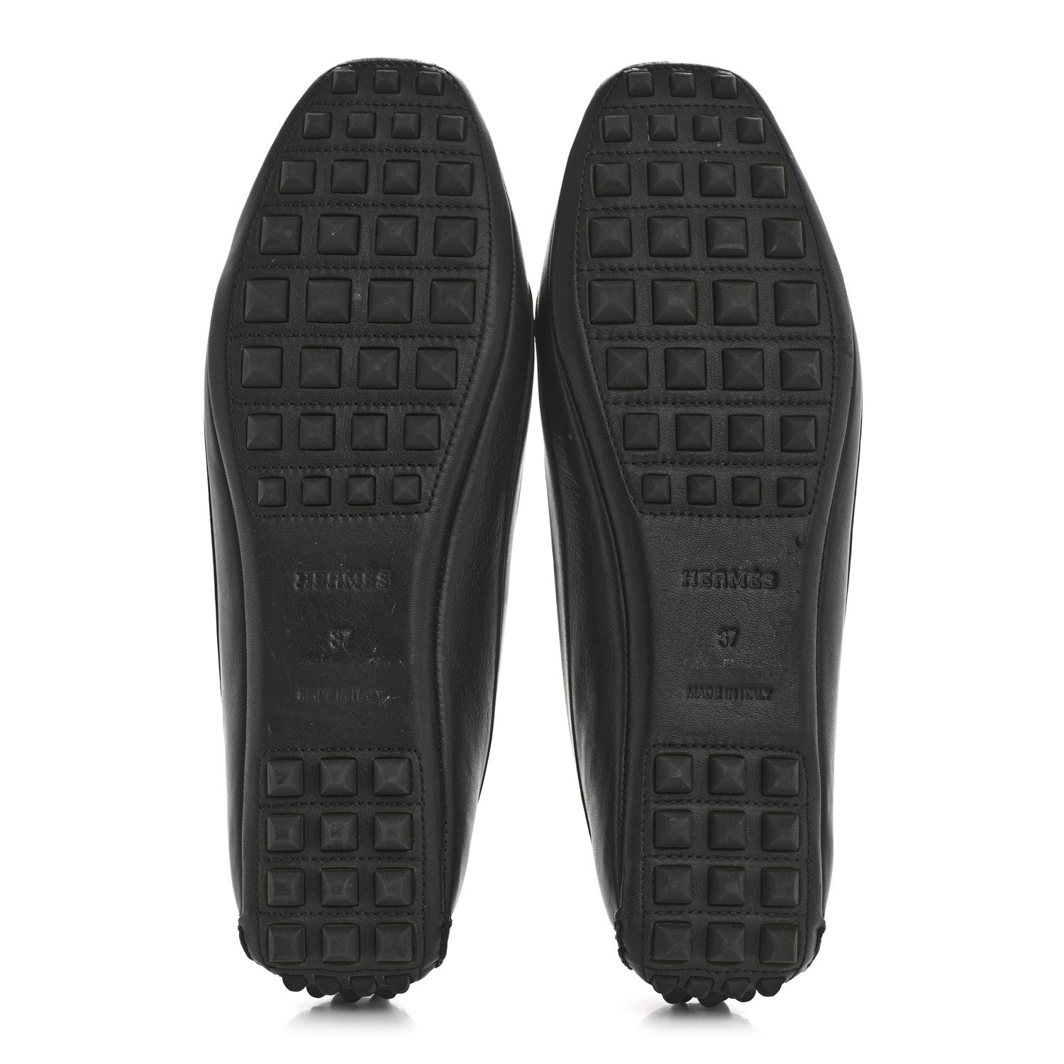 Hermes Calfskin Liberty Ballerina Flats 37 Black 6 of 13