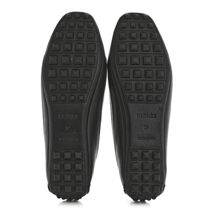Hermes Calfskin Liberty Ballerina Flats 37 Black 6 of 13