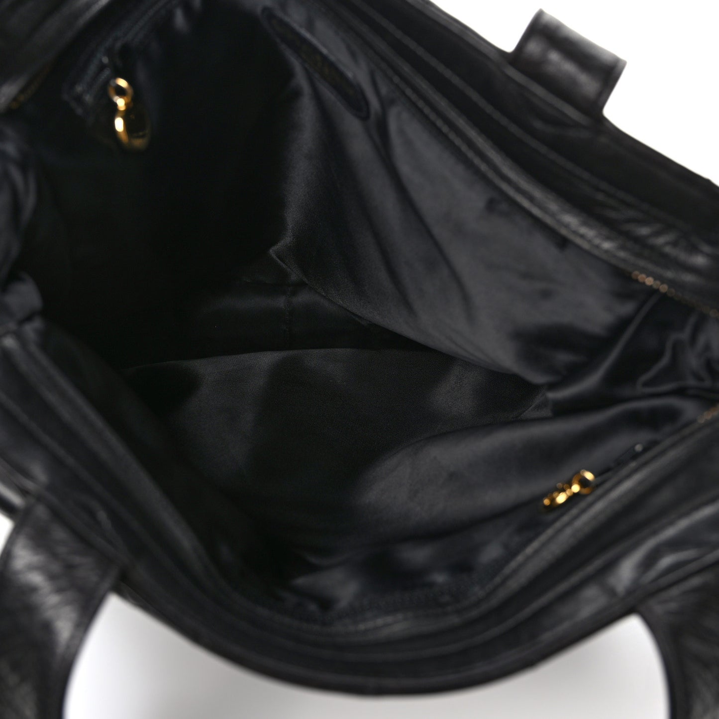 Lambskin Quilted CC Shoulder Bag Navy