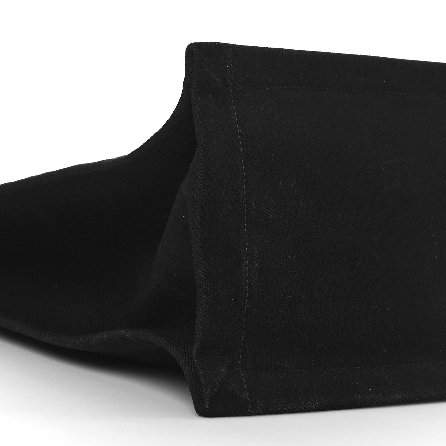 Saint Laurent Linen Calfskin Rive Gauche North South Tote Black 7 of 8