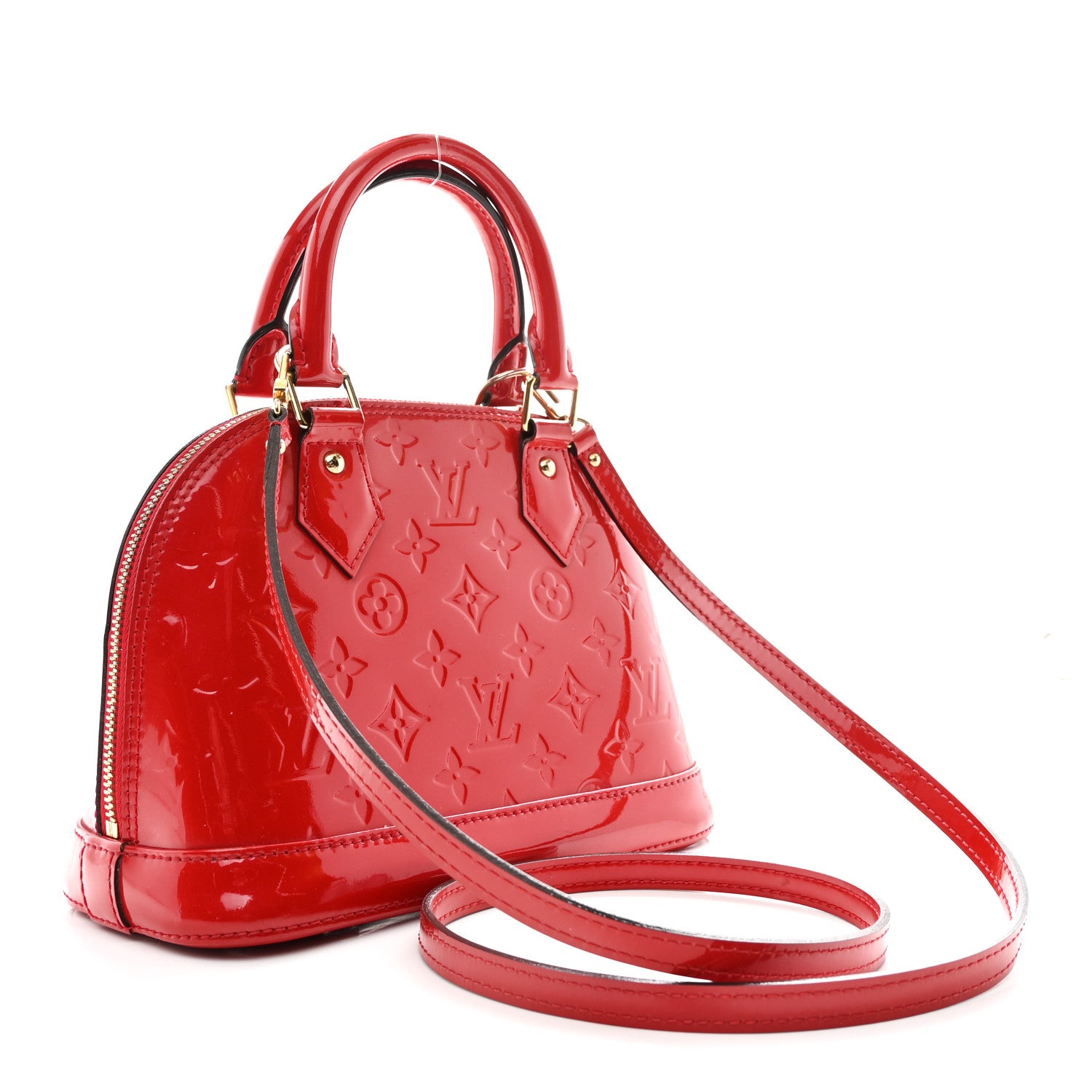 Louis Vuitton Vernis Alma BB Rose Indien 4 of 19