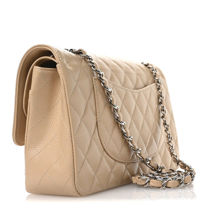 Chanel Caviar Quilted Medium Double Flap Beige 3 of 11