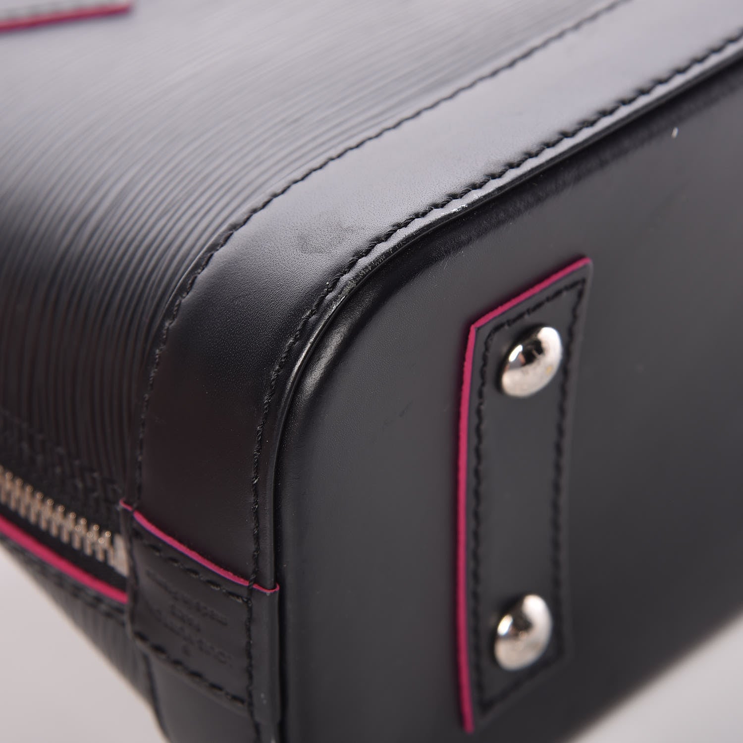 Louis Vuitton Epi Alma BB Black Hot Pink 13 of 15