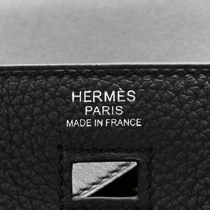 Hermes Togo Swift Birkin En Desordre Sellier 30 Black 6 of 12