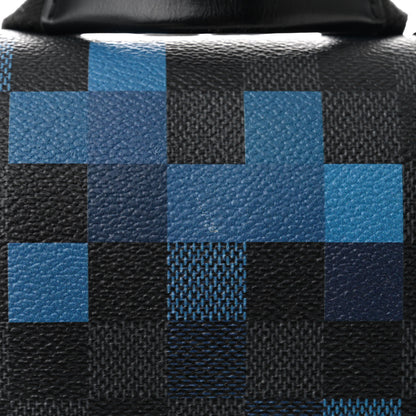 Louis Vuitton Damier Graphite Pixel Christopher PM Backpack Blue 17 of 18