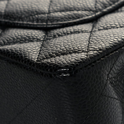 Chanel Caviar Quilted Small Double Flap Black 12 of 13