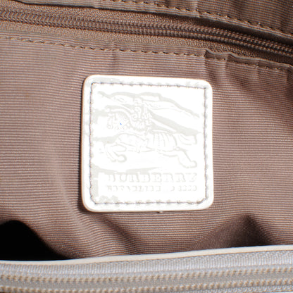 Burberry Nova Check Tote White 5 of 9