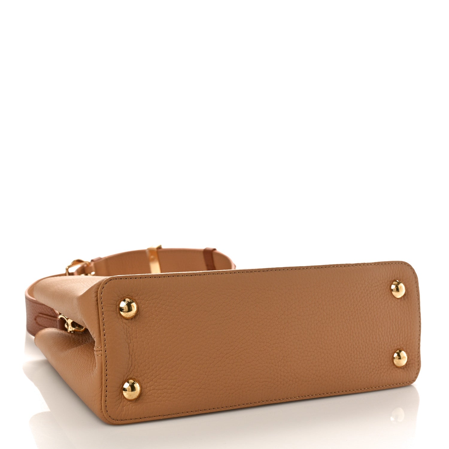 Louis Vuitton Taurillon Capucines MM Arizona Cognac 4 of 7