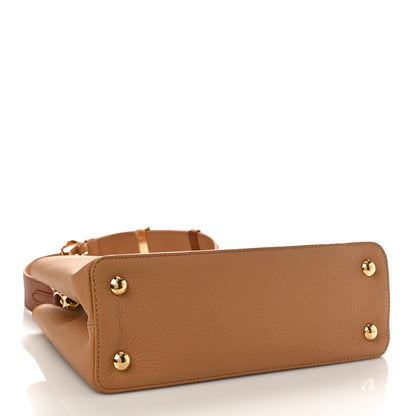 Louis Vuitton Taurillon Capucines MM Arizona Cognac 4 of 7