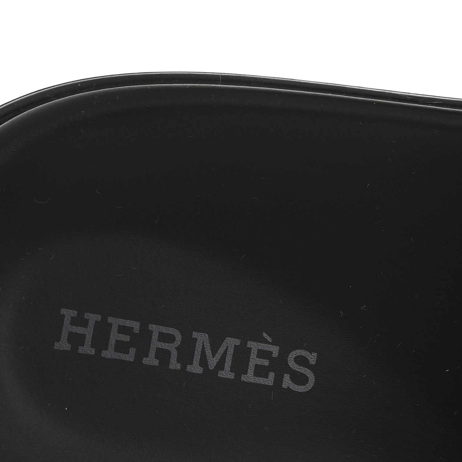 Hermes Calfskin Medor Studded Womens Chypre Sandals 36.5 Black 8 of 10