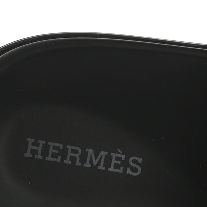 Hermes Calfskin Medor Studded Womens Chypre Sandals 36.5 Black 8 of 10