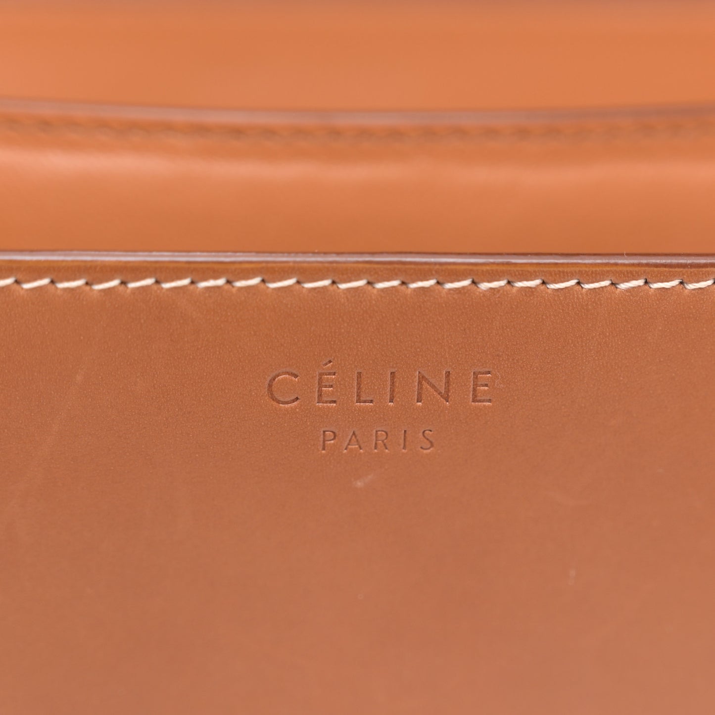 Natural Calfskin Medium Classic Box Flap Bag Tan