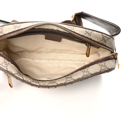 Gucci Soft GG Supreme Monogram Medium Ophidia Belt Bag Dark Brown 5 of 9