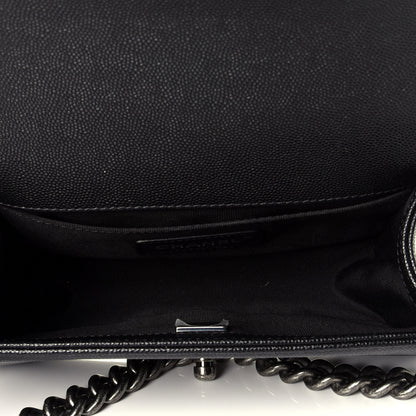 Chanel Caviar Quilted Small Boy Flap Black 5 of 10