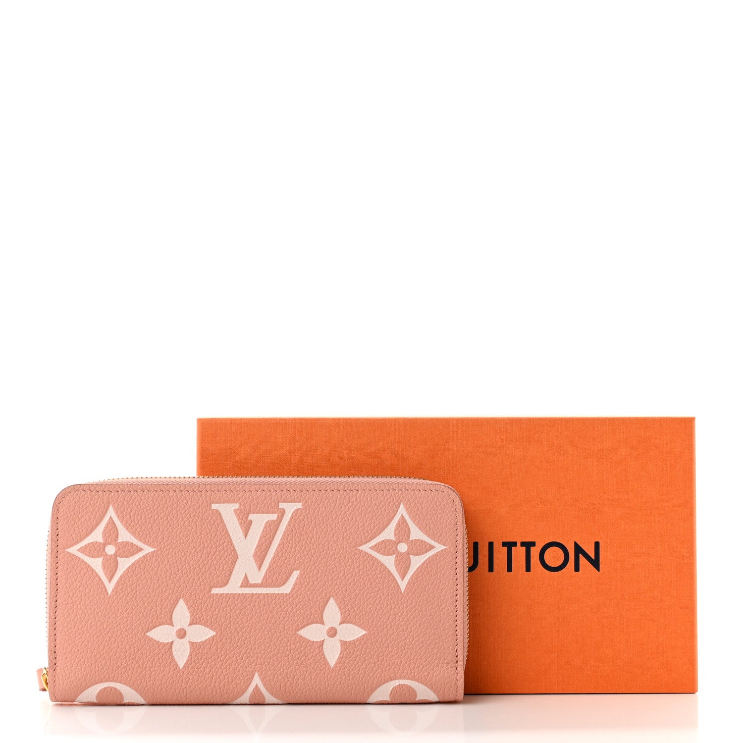 Louis Vuitton Empreinte Monogram Giant Zippy Wallet Rose Trianon Creme 7 of 7