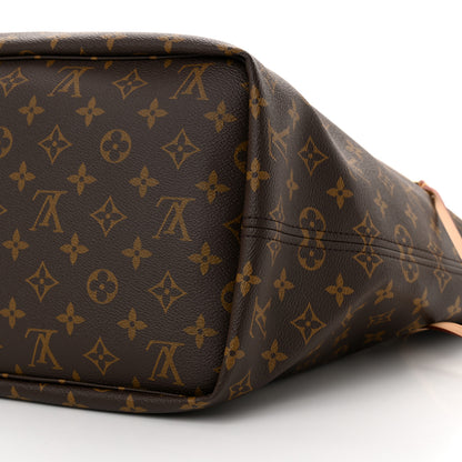 Louis Vuitton Monogram Stamped Inside Out Neverfull Bandouliere GM Beige 9 of 9