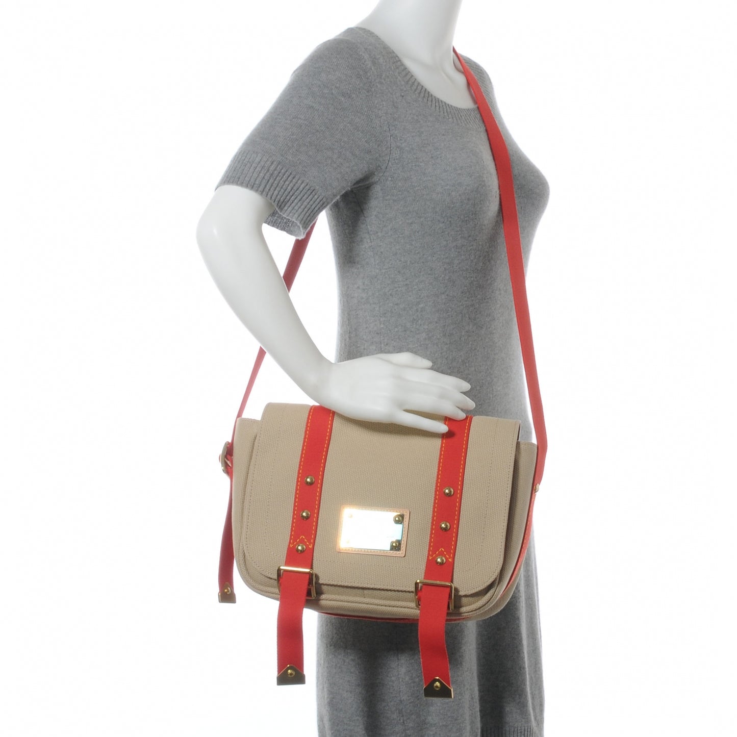 Antigua Besace PM Messenger Beige