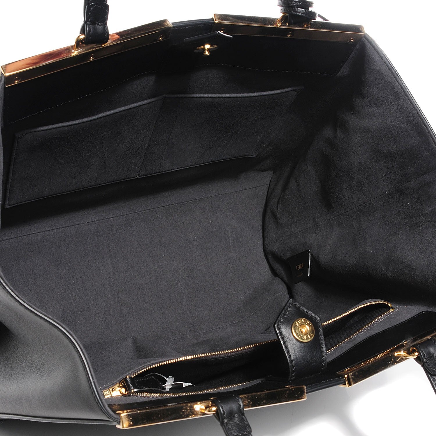 Fendi Vitello Elite Large 3Jours Tote Black 5 of 12