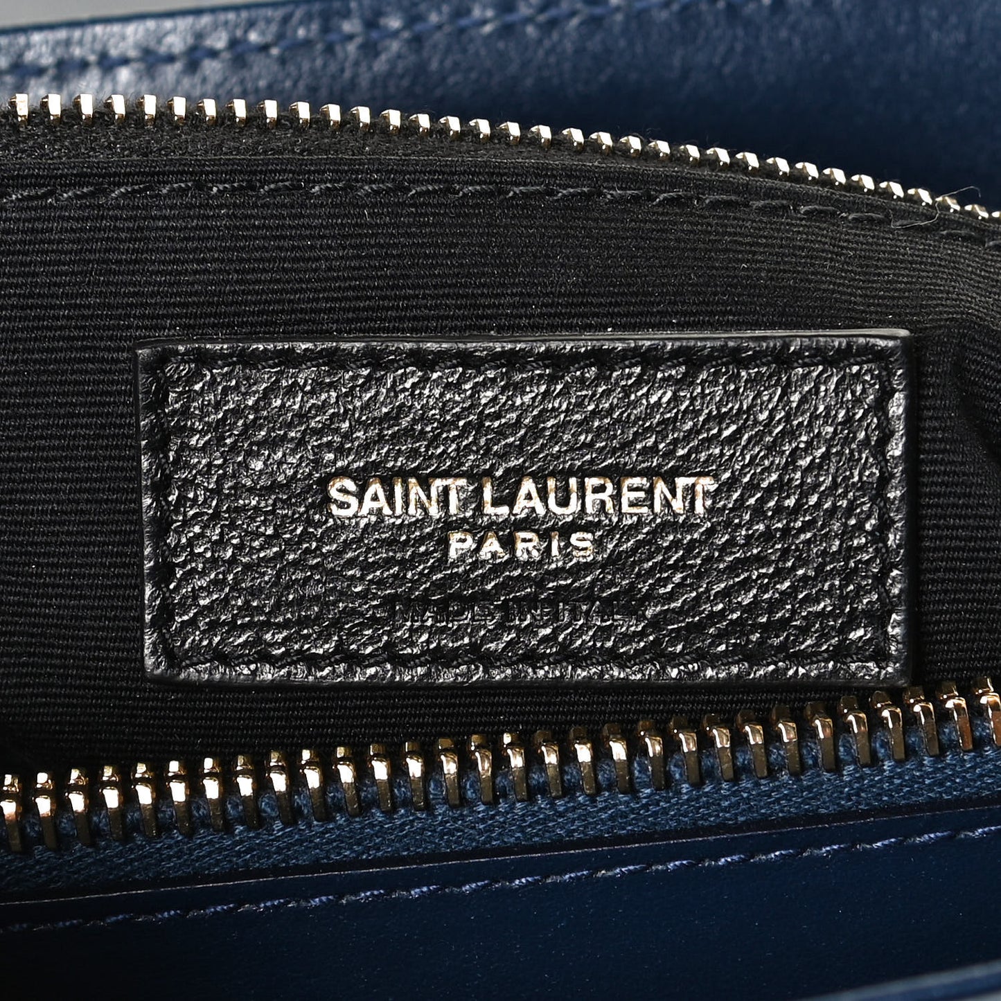Calfskin Y Quilted Monogram Medium Loulou Chain Satchel Deep Marine