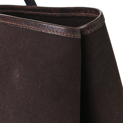 Hermes Toile Negonda Garden Party Tote 36 MM Chocolate 12 of 15