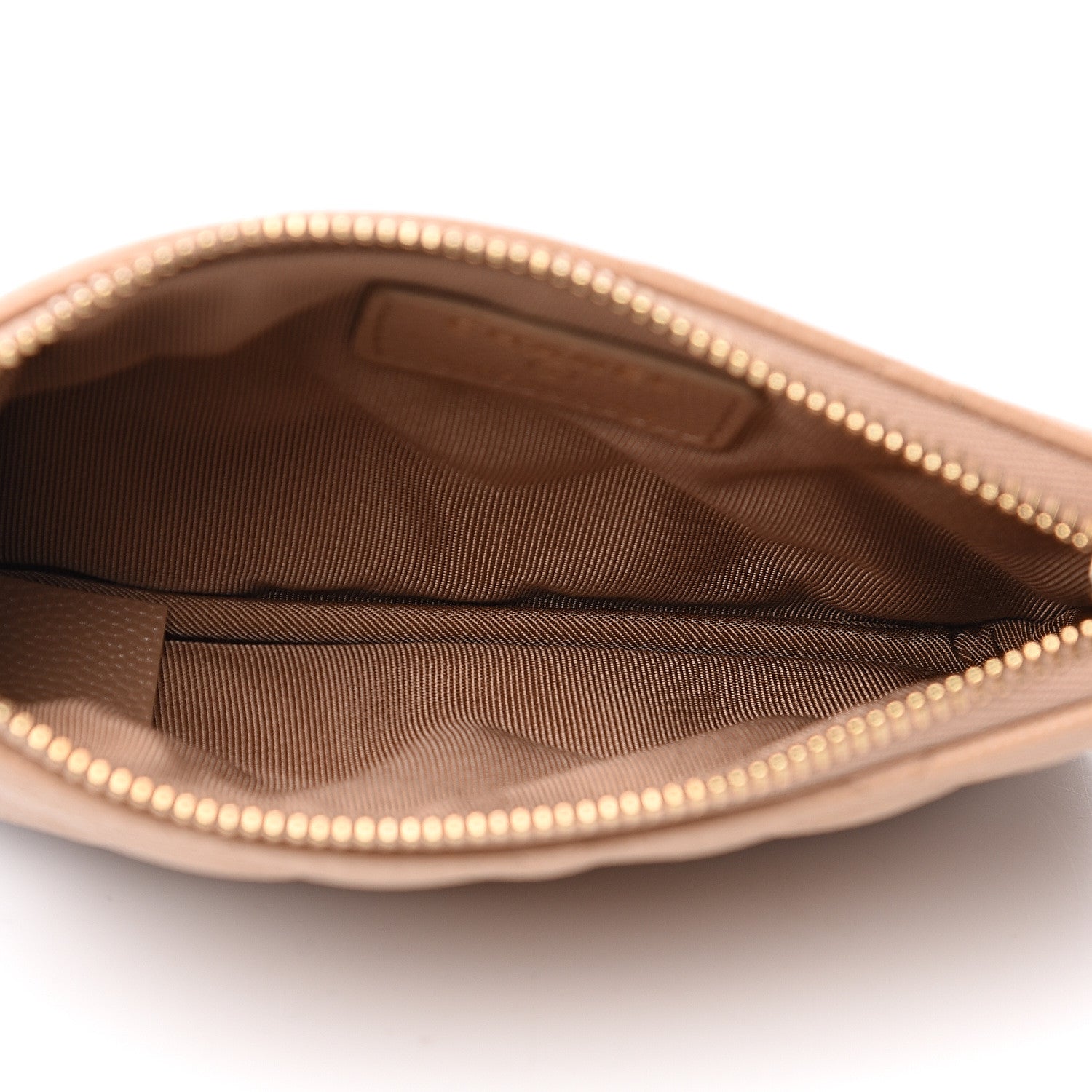 Chanel Caviar Quilted Small Cosmetic Case Beige 4 of 7