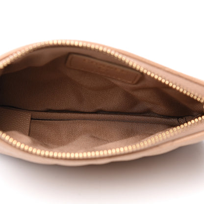 Chanel Caviar Quilted Small Cosmetic Case Beige 4 of 7