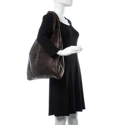 Bottega Veneta Cervo Deerskin Julie Tote Ebano 3 of 32