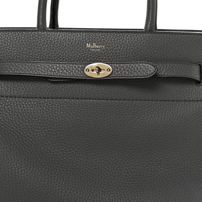 Mulberry Heavy Grain Belted Bayswater Tote Charcoal 7 of 11