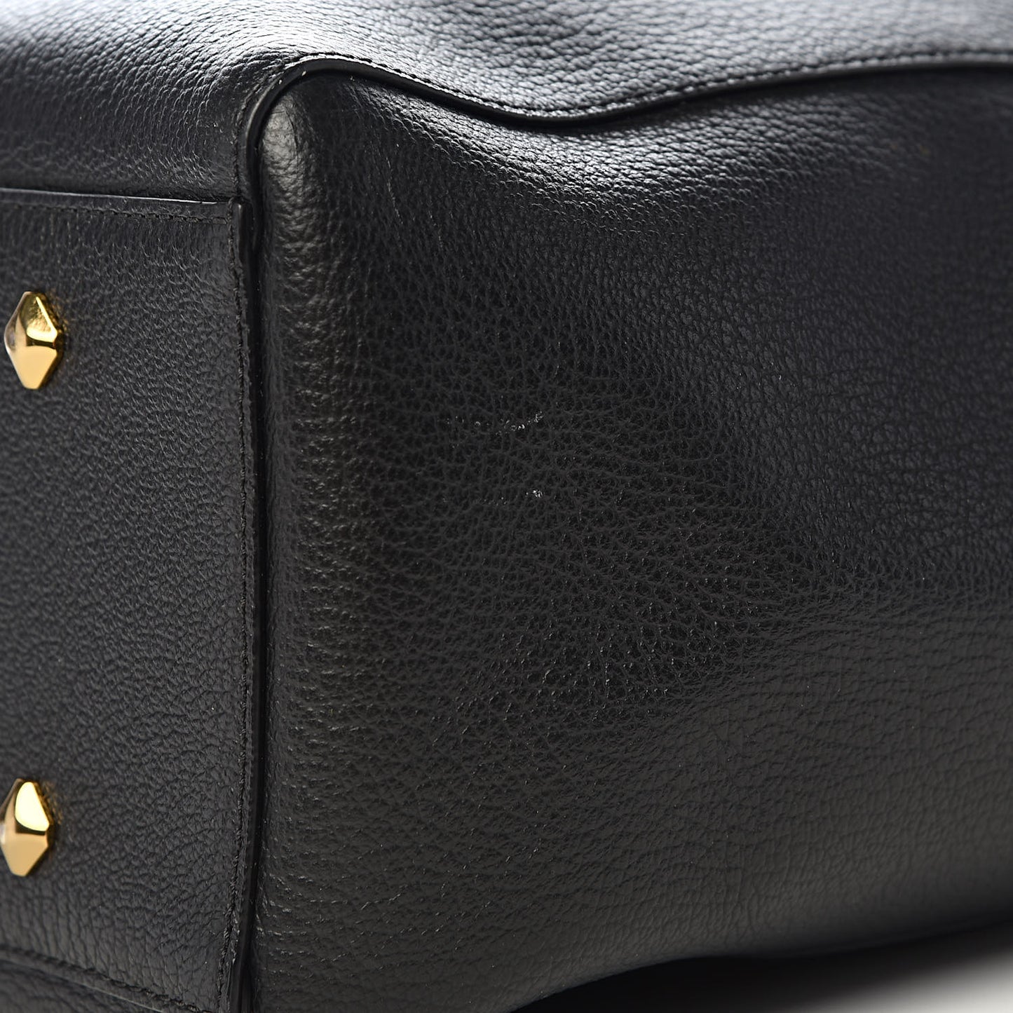 Grained Calfskin Large Reversible Wandel Tote Black