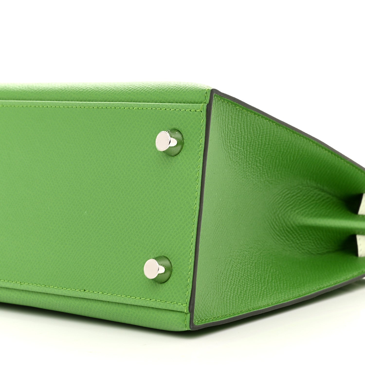 Hermes Epsom Tri-Color Kelly Sellier 25 Vert Yucca Vert Fizz Etoupe 10 of 11