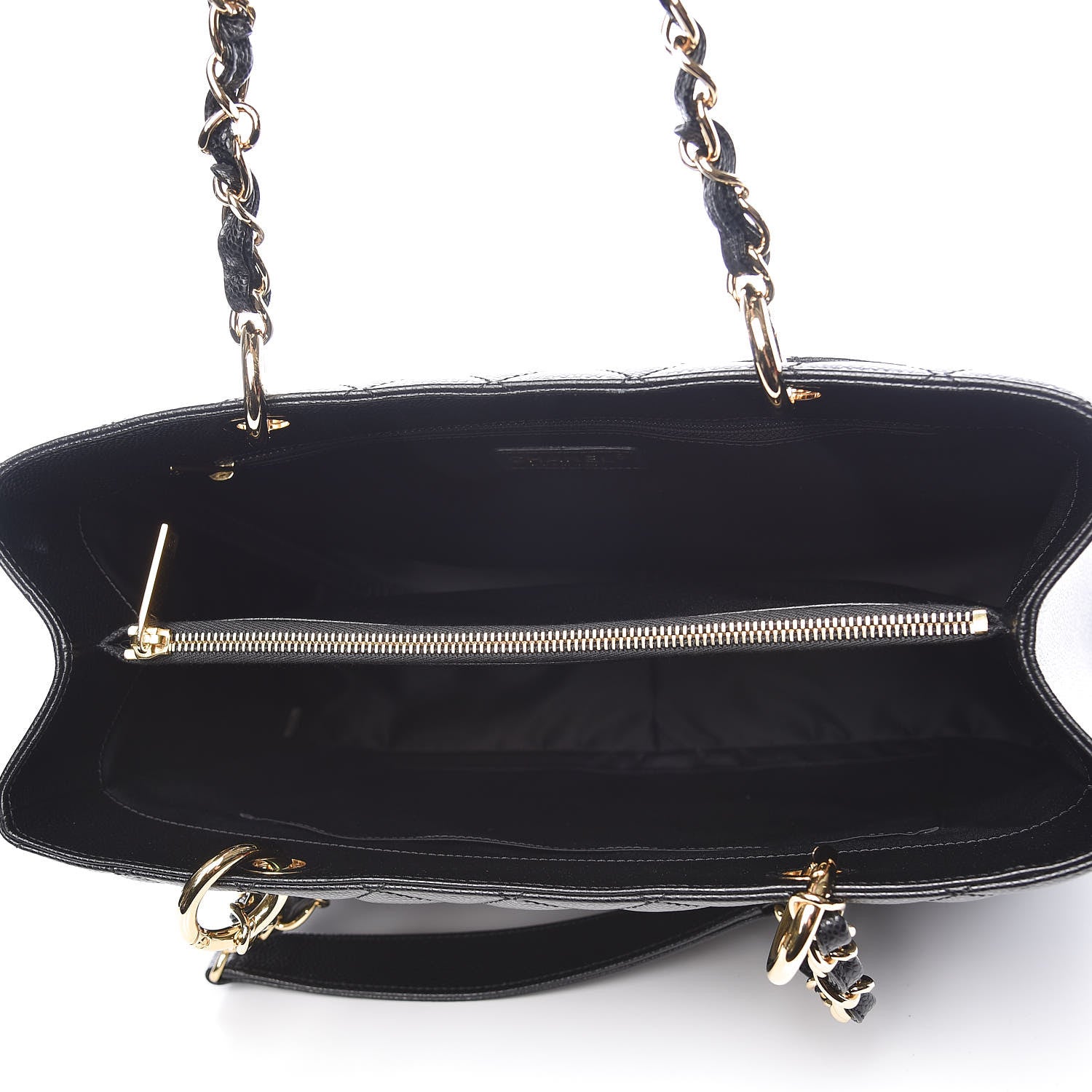 Chanel Caviar Quilted Grand Shopping Tote GST Black 5 of 10