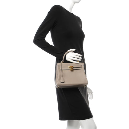 Hermes Swift Kelly Retourne 25 Gris Asphalte 2 of 34