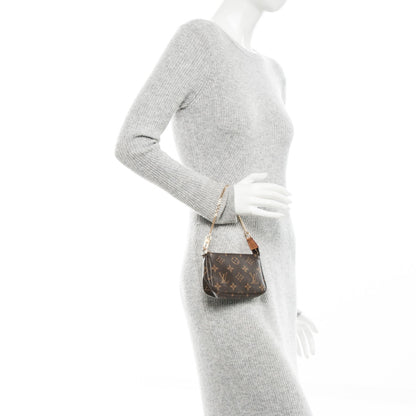 Louis Vuitton Monogram Mini Pochette Accessories 2 of 7