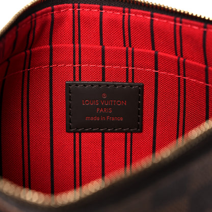 Louis Vuitton Damier Ebene Neverfull MM GM Pochette 6 of 9