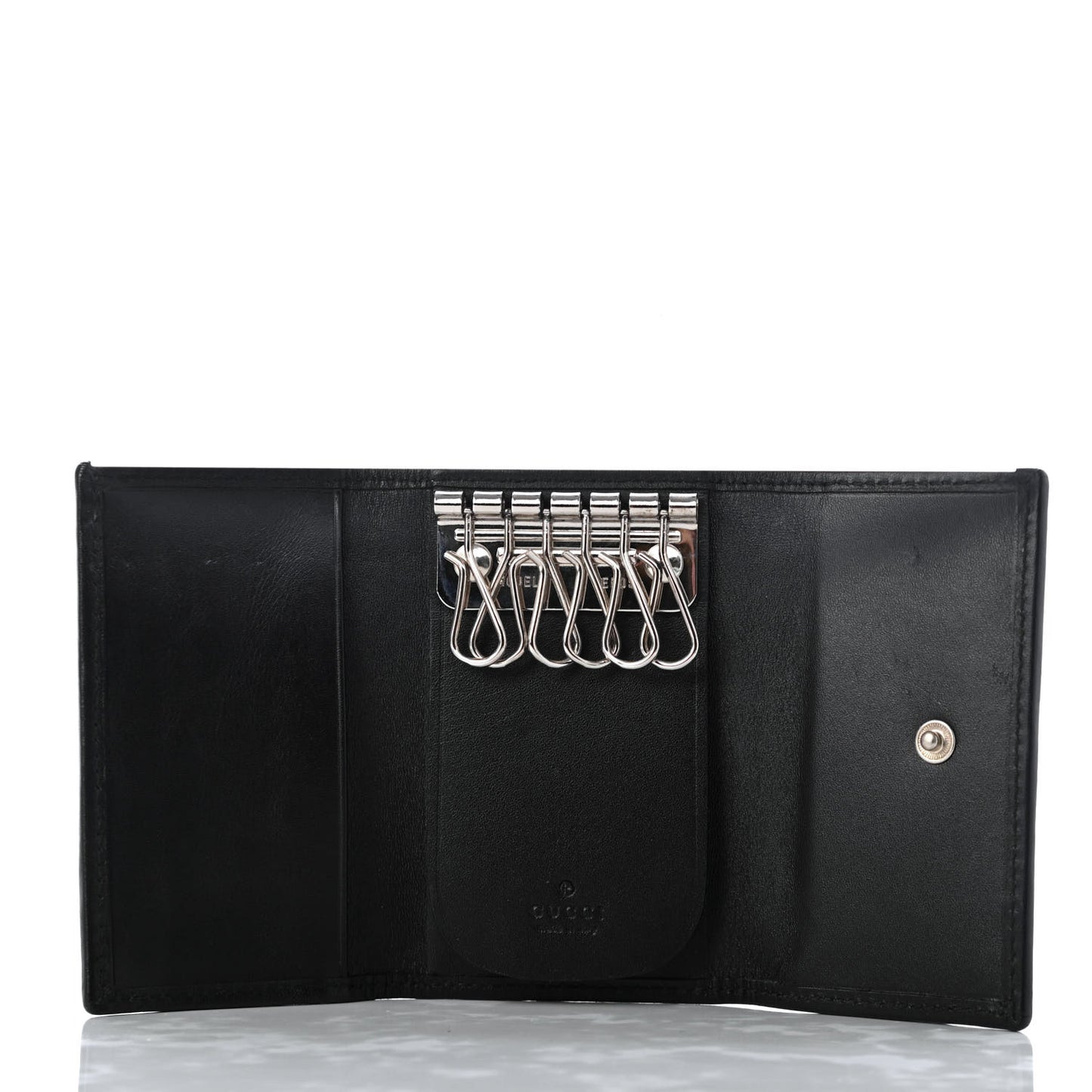 Monogram 6 Key Holder Case Black