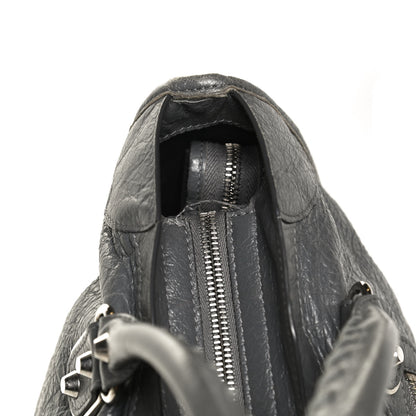 Balenciaga Agneau Silver Metallic Edge Hardware City Gris Cendre 12 of 12