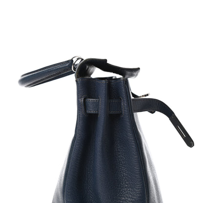 Hermes Chevre De Coromandel Kelly Retourne 35 Bleu De Prusse 18 of 41