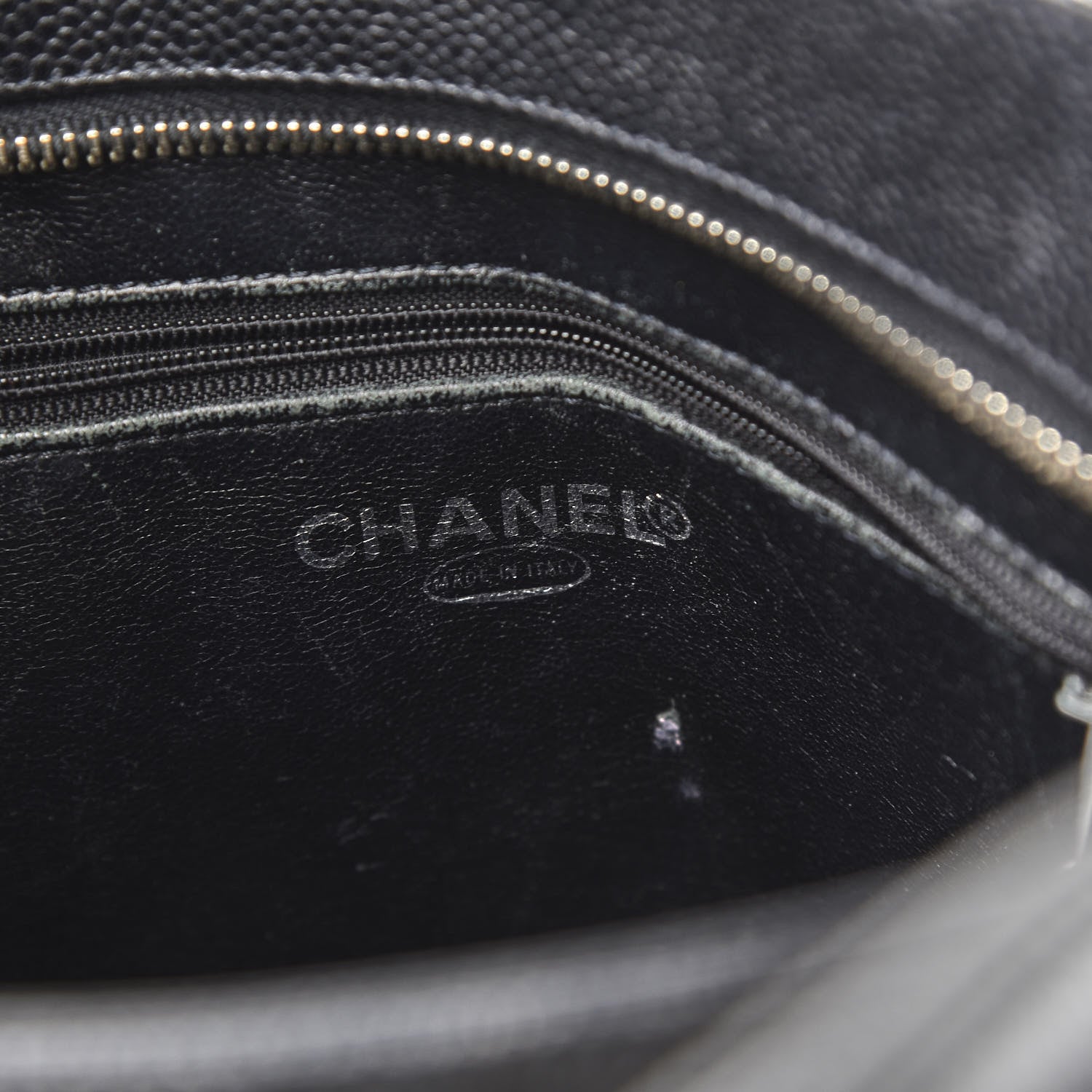 Chanel Caviar Quilted Medallion Tote Black 7 of 10